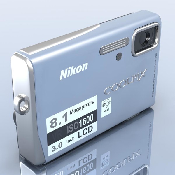 modelo 3d Photocamera.NIKON Coolpix S51 TurboSquid 420737