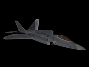 f-22 polygons fighter 3ds