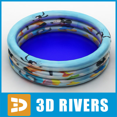 3d inflatable pool