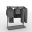 clothes display rack 3d model