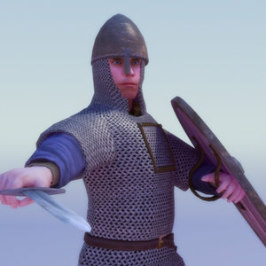 3ds max rigged norman knight games