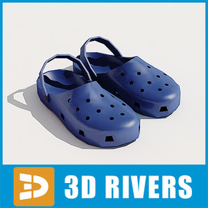 3d model crocs shoes fashion