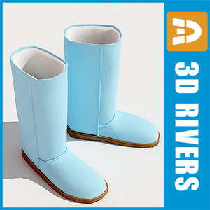 3ds max shoes ugg boots