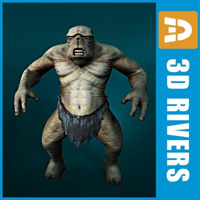 洞穴巨魔3d模型