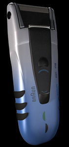 braun shaver 3d model
