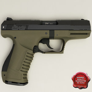 realistic walther p99 3d xsi