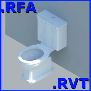 3ds revit plumbing fixtures closet