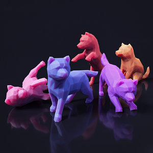 puppy pack 3D model