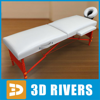 massage table 3d model