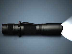 tactical flashlight obj