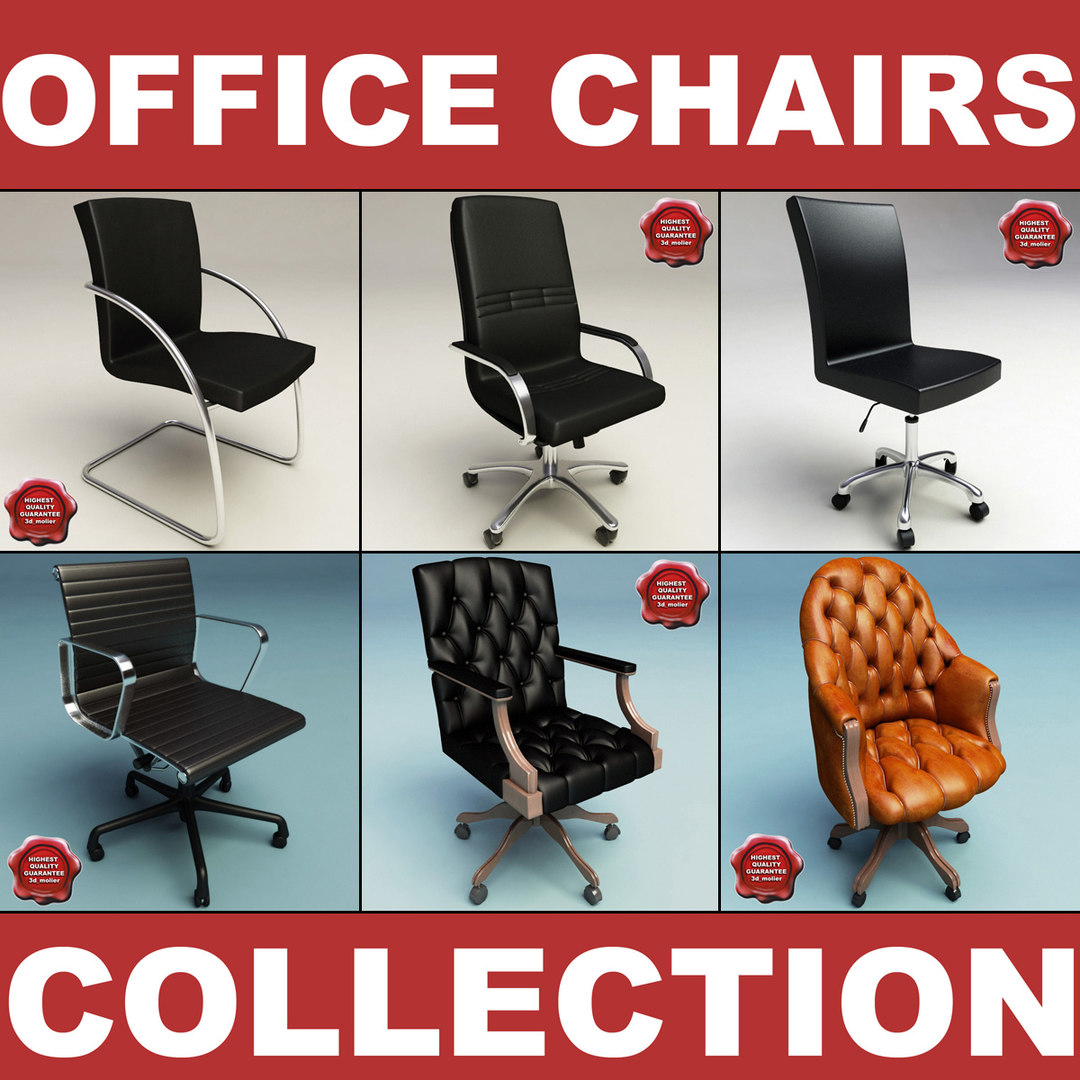 3ds max office chairs