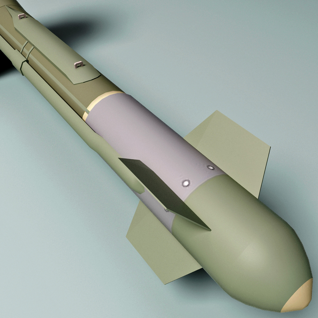 3d Model Aircraft Bomb Gbu-15 Blu-109