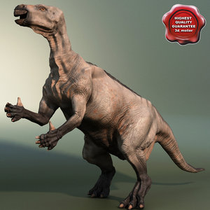 dinosaur iguanodon 3d max