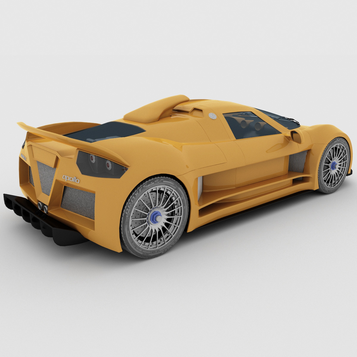 gumpert apollo超级跑车3d模型