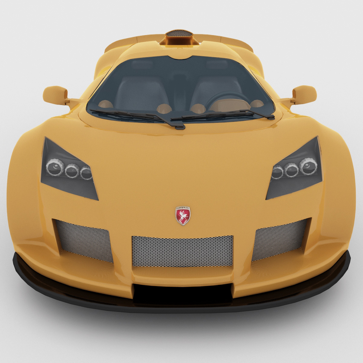 gumpert apollo超级跑车3d模型
