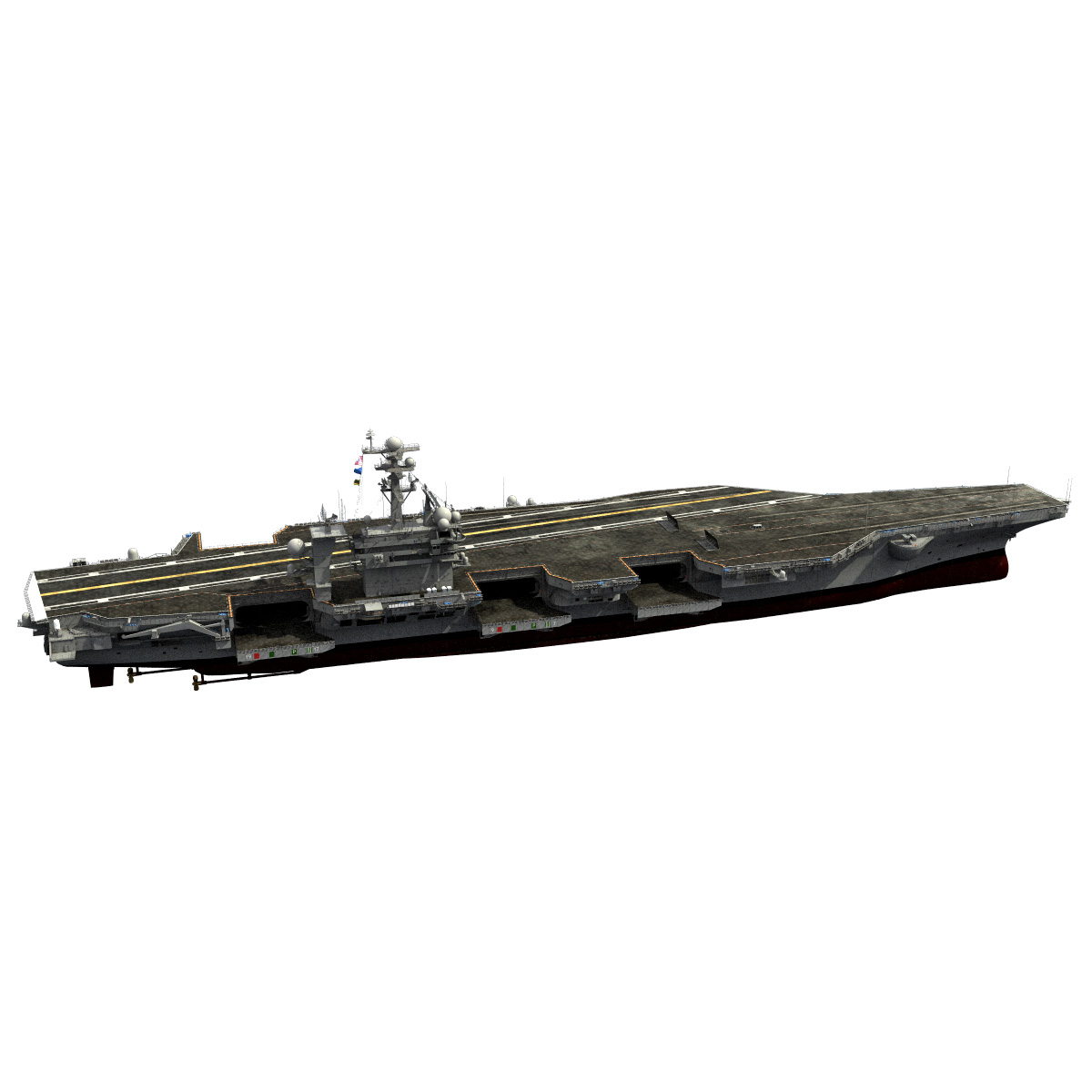 uss theodore roosevelt cvn-71 3d model