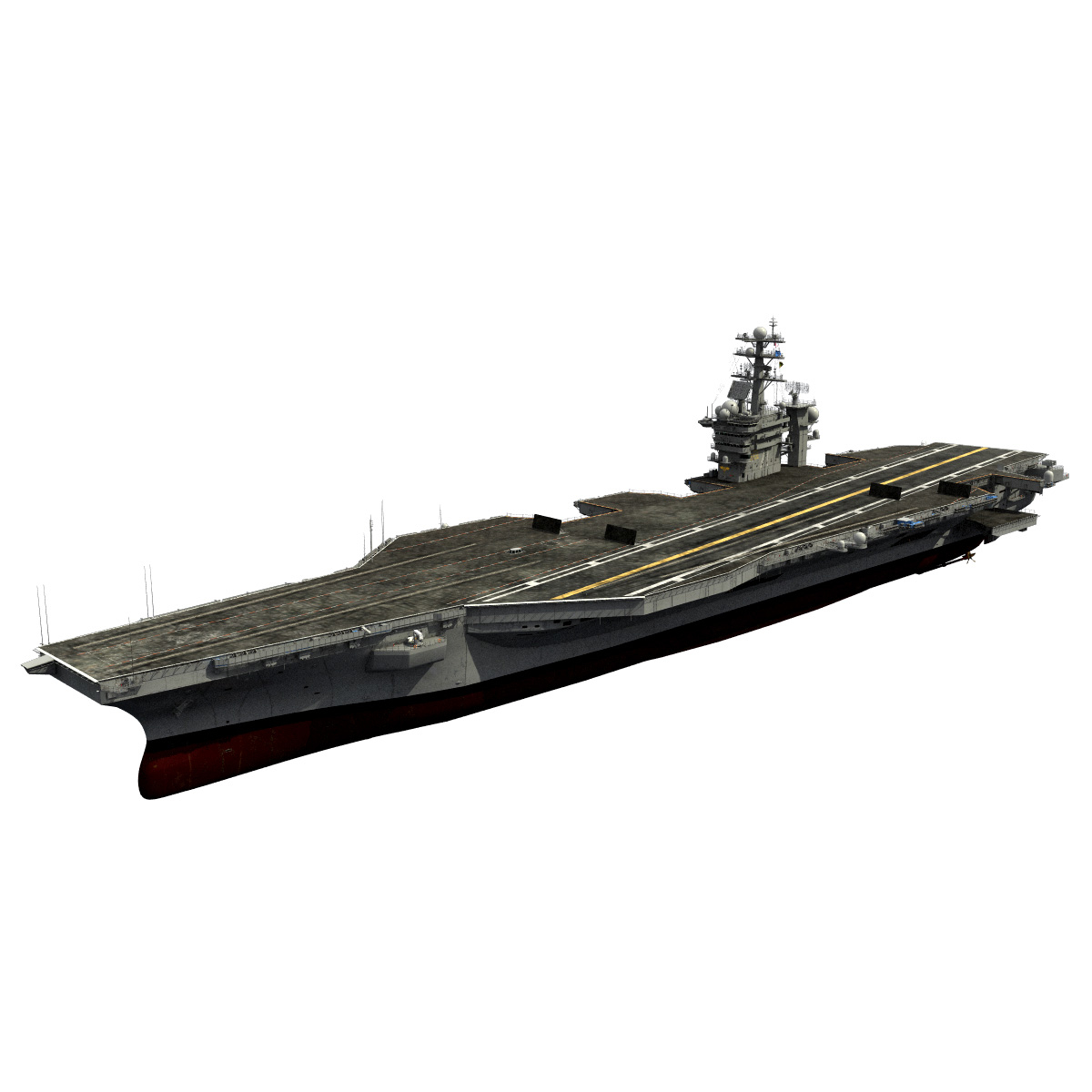 uss theodore roosevelt cvn-71 3d model