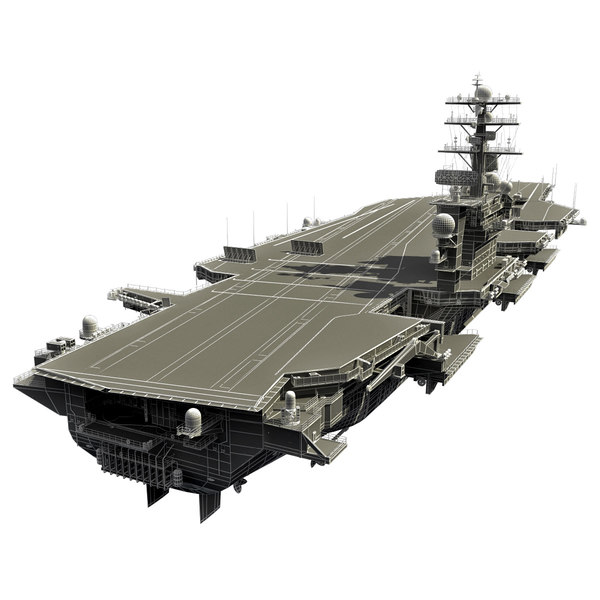 uss theodore roosevelt cvn-71 3d model