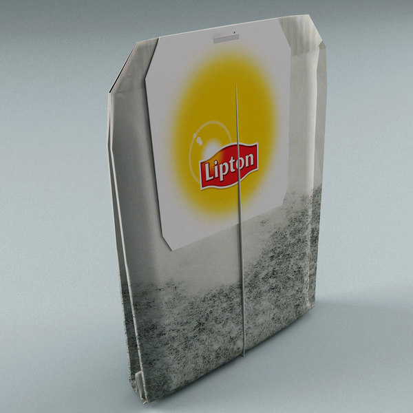 tea bags 3d model