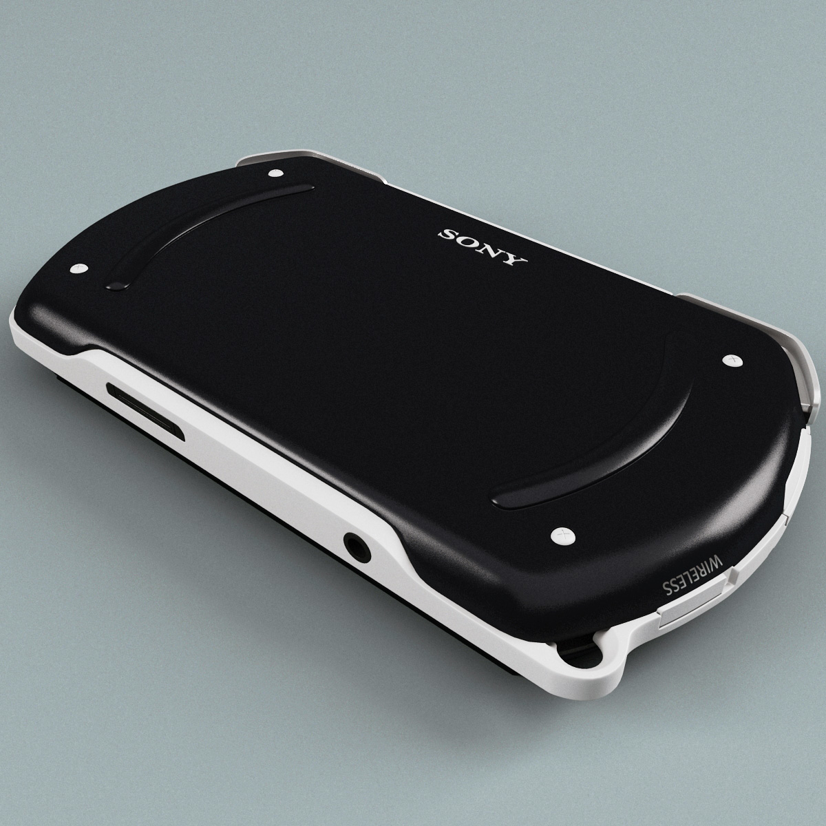 3d model sony psp n1008 black