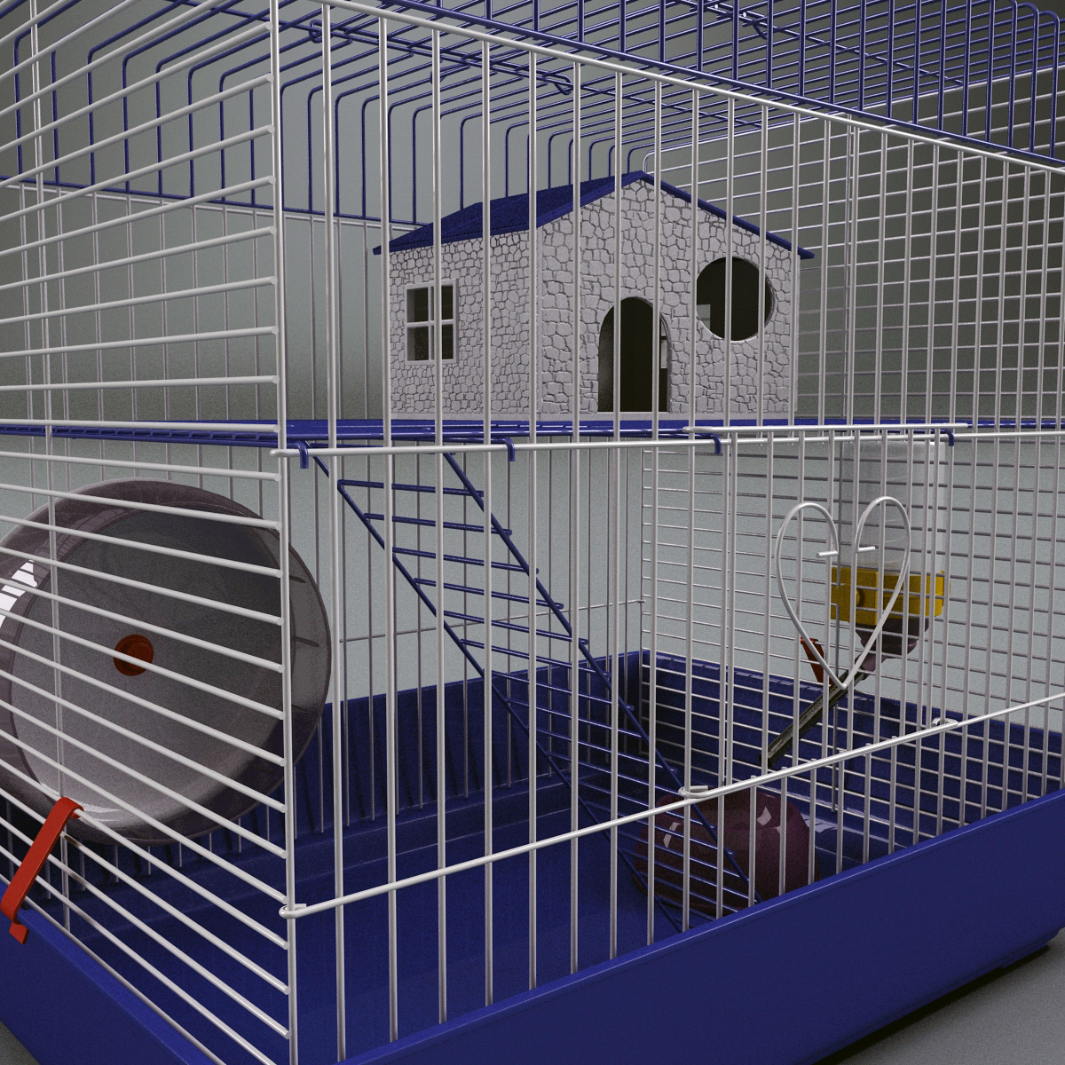 animal cage small 3d max