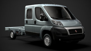 3D fiat ducato chassis truck
