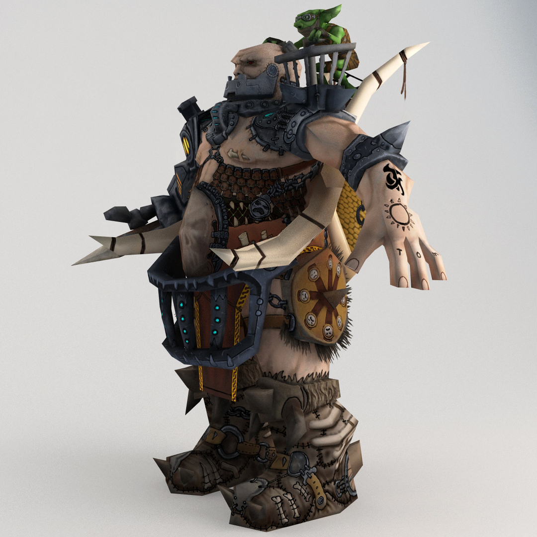 3ds Max Ogre Rigged 0614