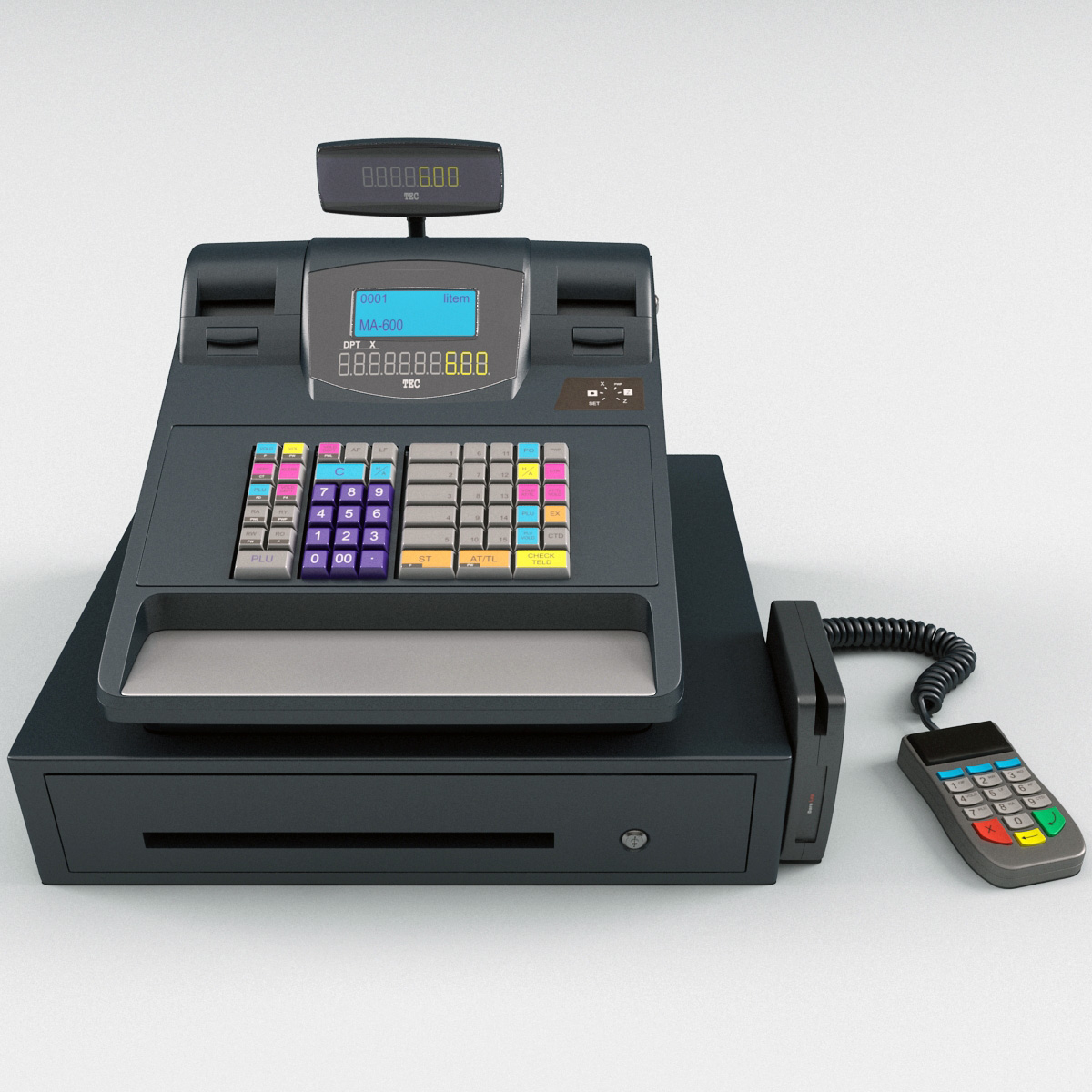cash registers barcode scanners 3ds