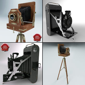 3d antique cameras v1 model