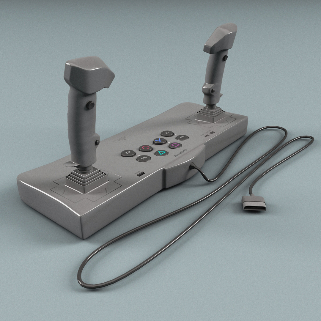 playstation analog joystick 3d 3ds