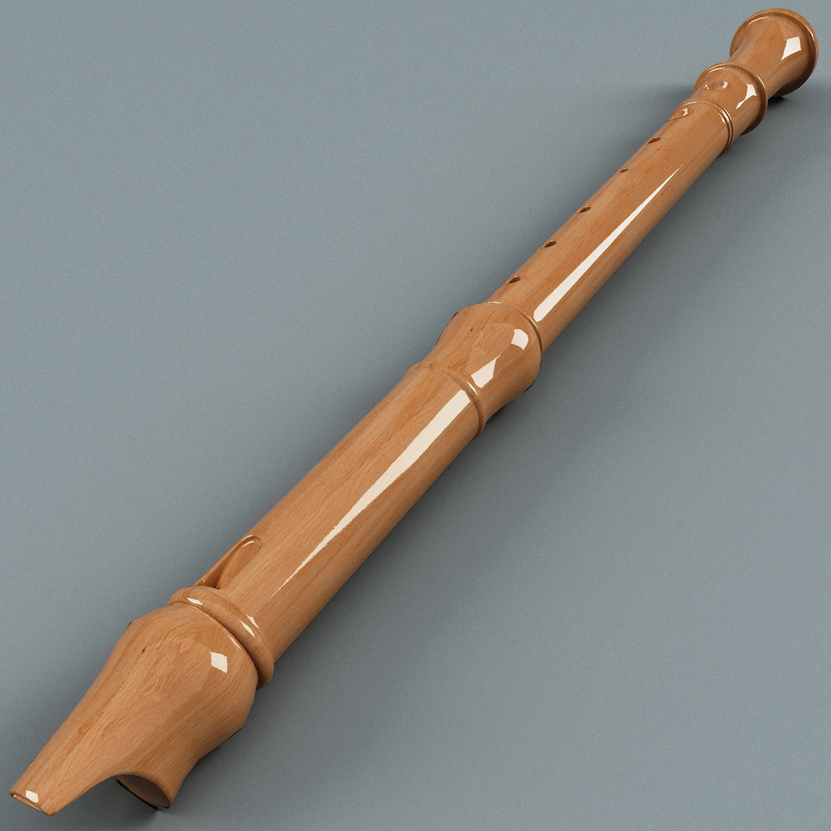 长笛收藏3d模型