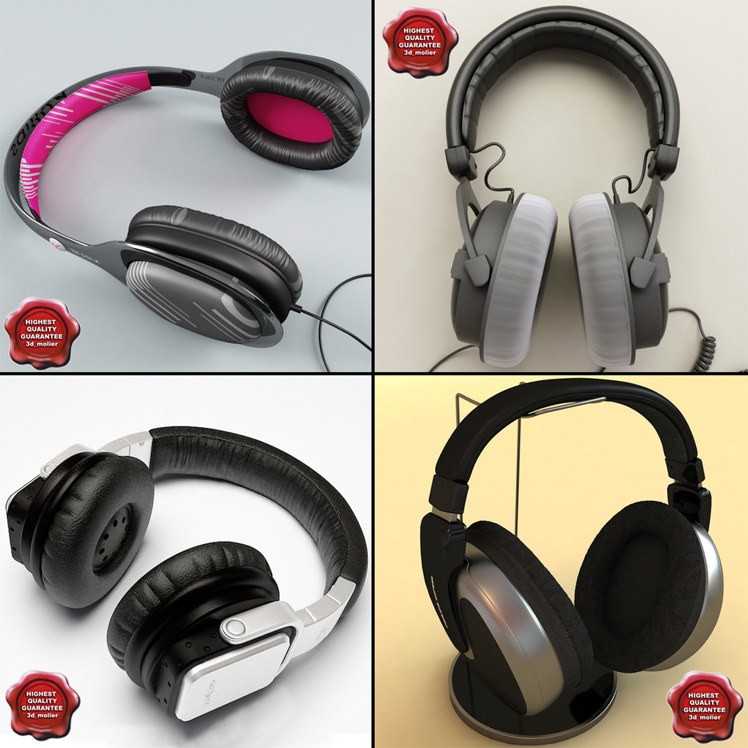 3d model headphones v2