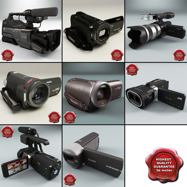 camcorders v3 3d obj