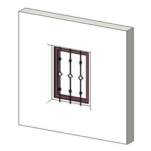 Window, FX, SGL, Stucco Moulding-3 Bars