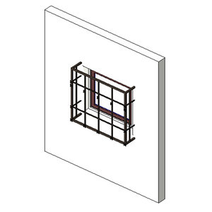 Window, FX, SGL, Stucco Moulding-5 Bar Cage