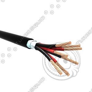 cable cu 3d model