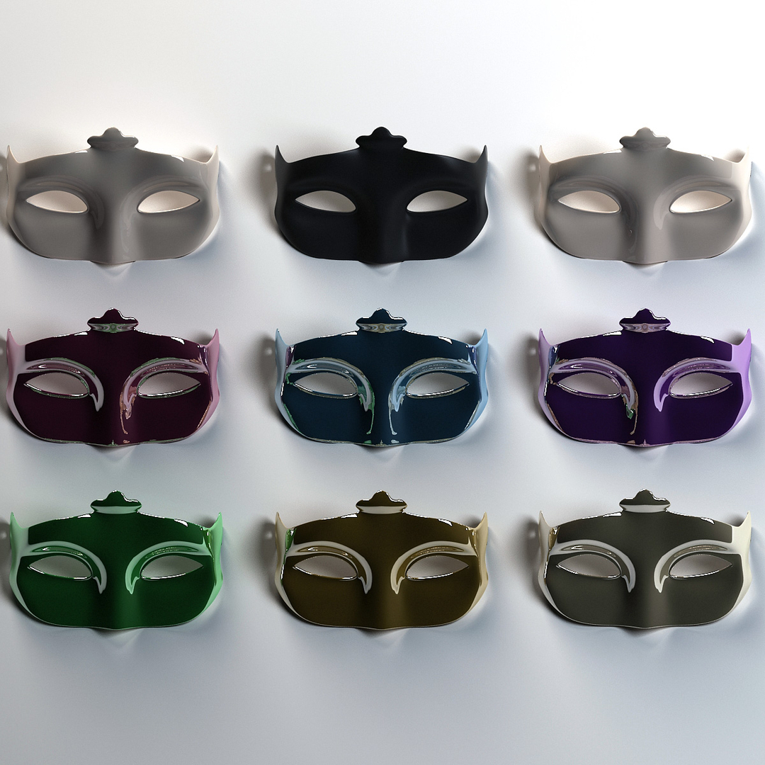 3d-model-masquerade-mask