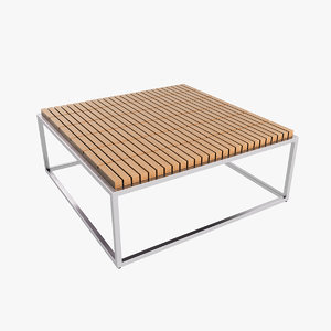 3d modern coffee table model