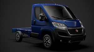3D fiat ducato chassis truck model
