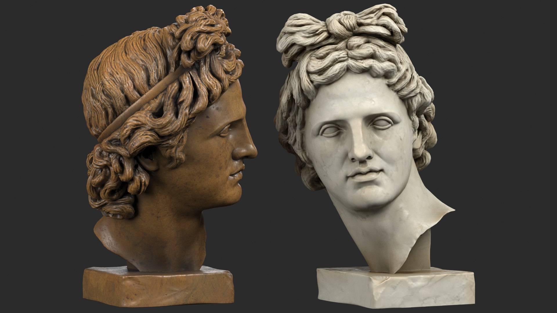 max classical head sculptures