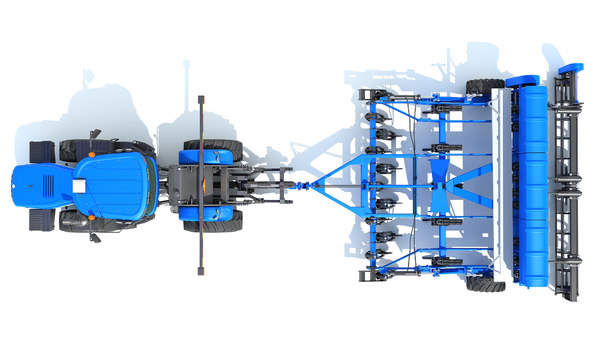 new holland tractor disc 3D model