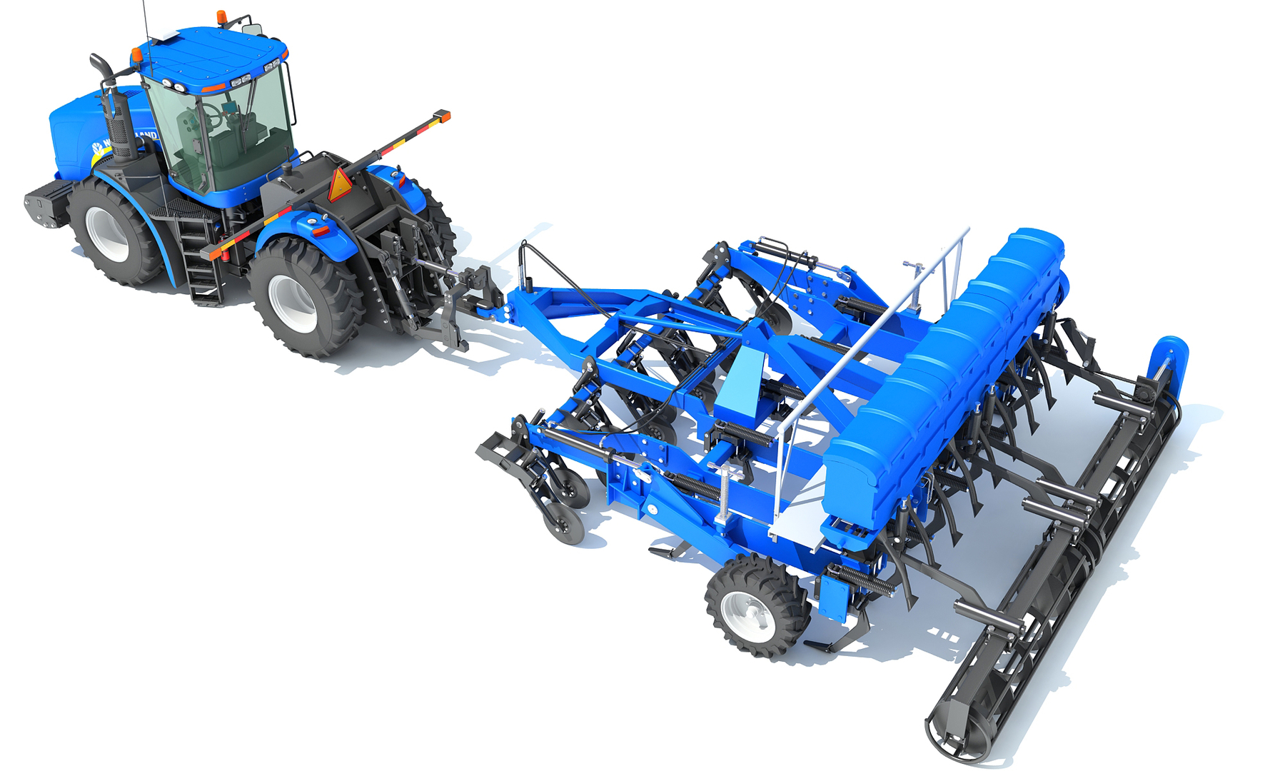 New holland tractor disc 3D model - TurboSquid 1456645
