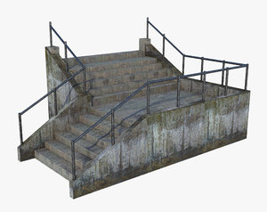 stair old 3D model
