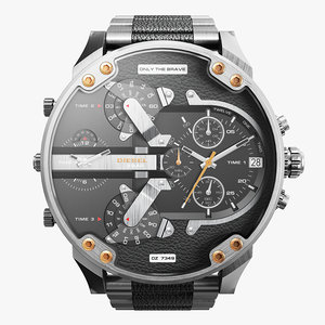 realistic wrist watch diesel model