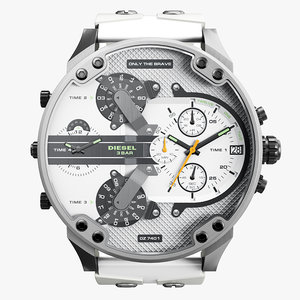 realistic wrist watch diesel 3D model