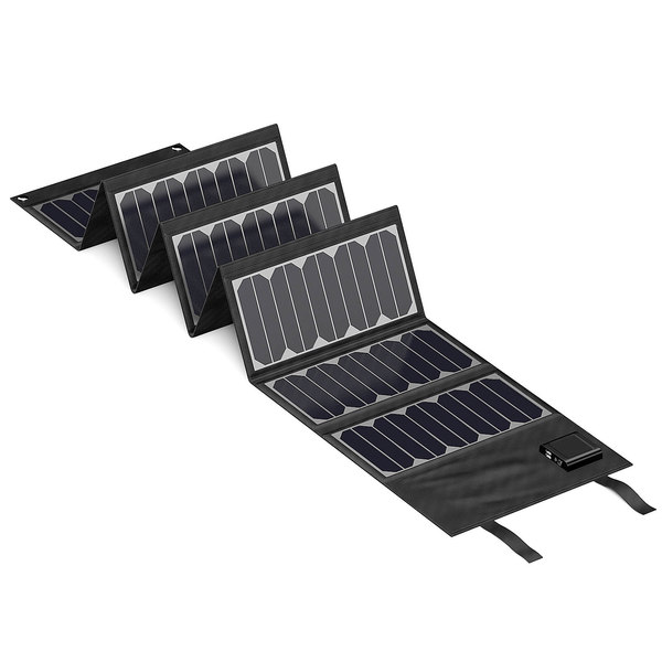 small portable solar panel model