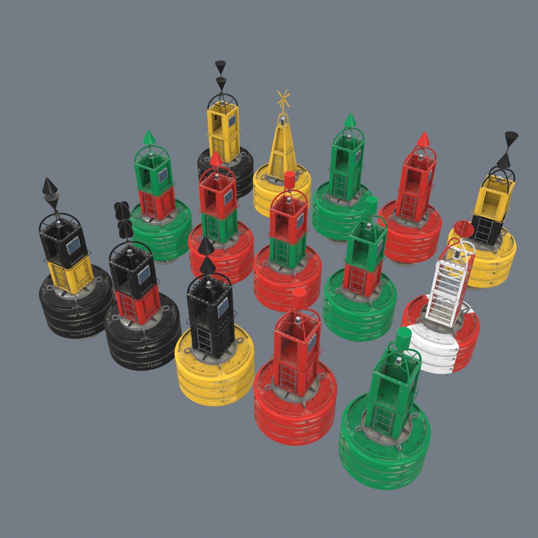 3D Iala Maritime Buoy - TurboSquid 1456844