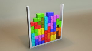 3D model tetris