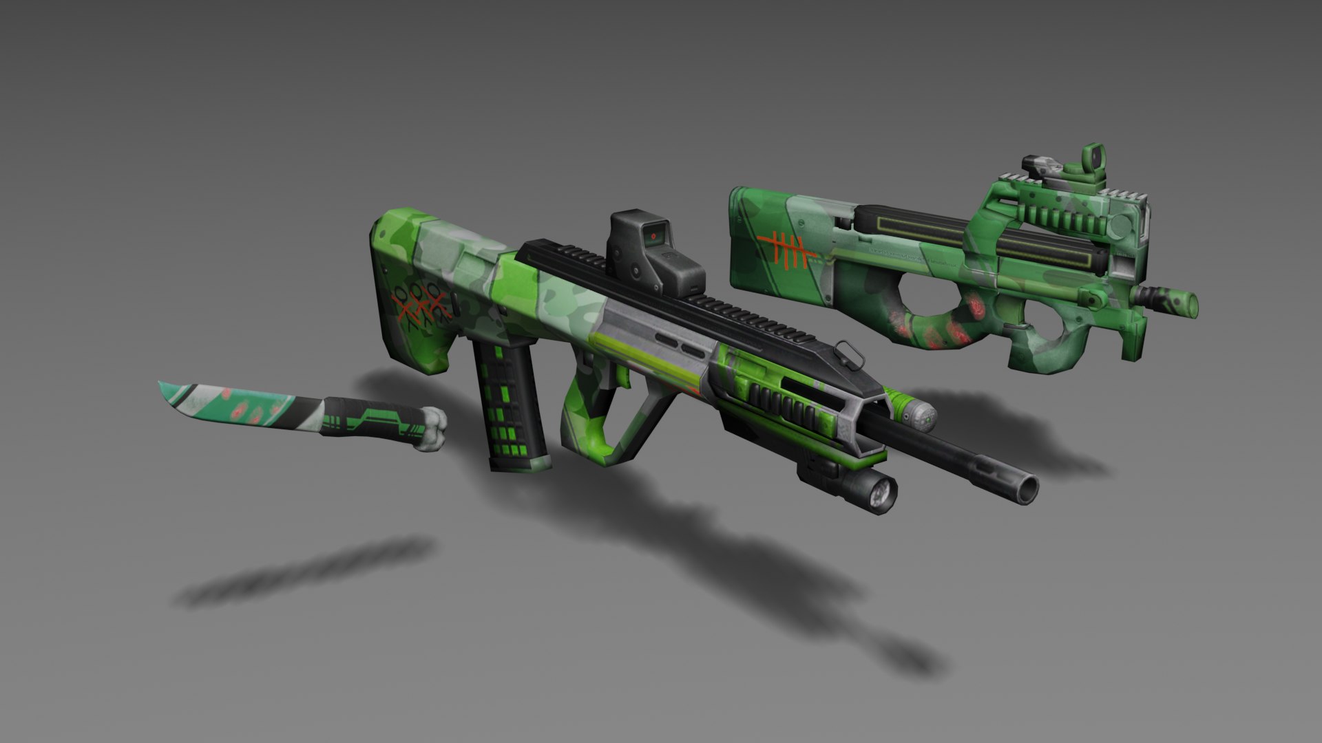 3D Model Weapons Pack - TurboSquid 1456823