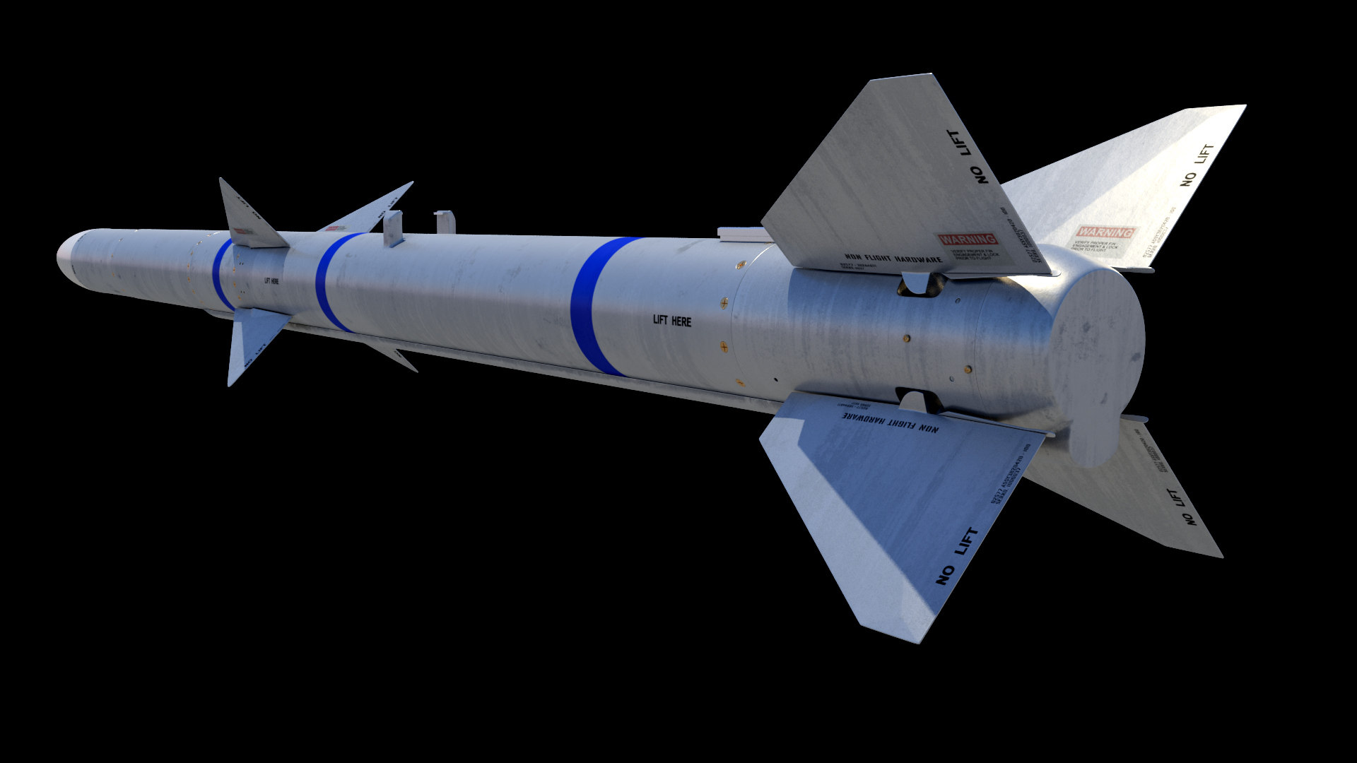 Aim 120 amraam 3D - TurboSquid 1457212